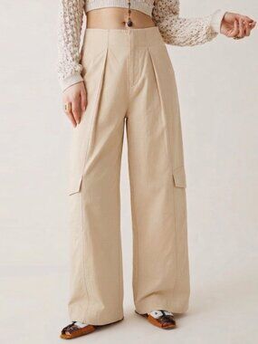 Zara Wide Leg Cargo Pants